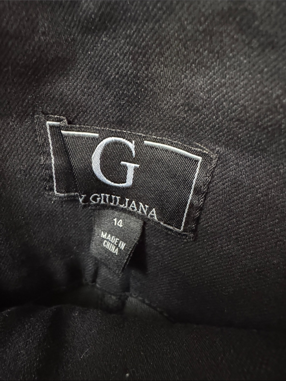G by Giuliana Black Pull-On Jeggings NWT 14 - Picture 2 of 13
